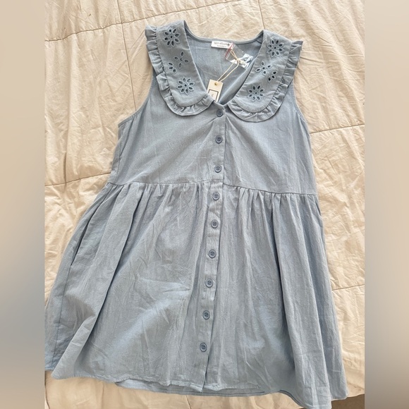 Poppy Collared Mini Dress — NWT szS - Picture 6 of 6